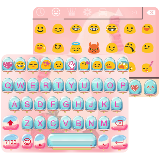 Ice cream Emoji Keyboard Theme icon