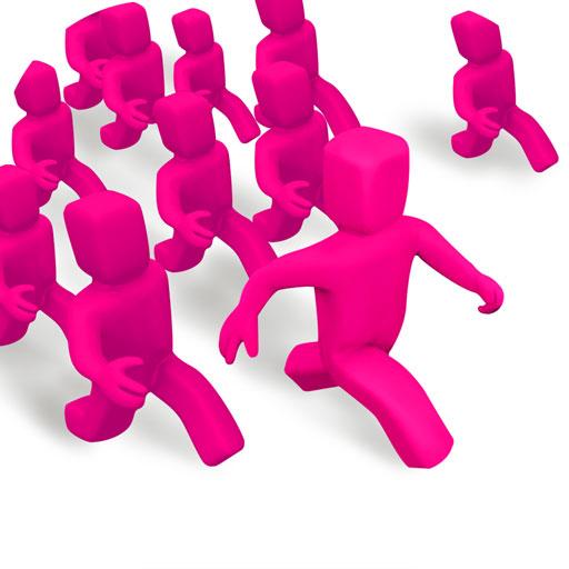 City Run-3D Crowd Games icon