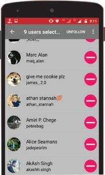 Unfollowers For Instagram - non Followers screenshot 1