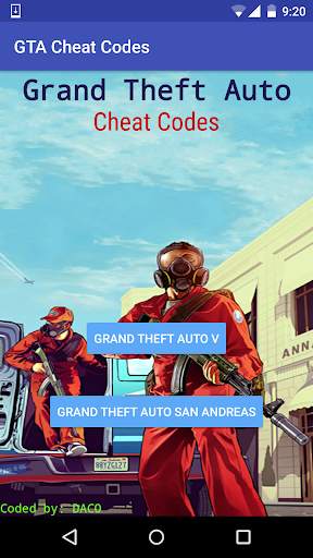 Cheat Codes for GTA screenshot 1