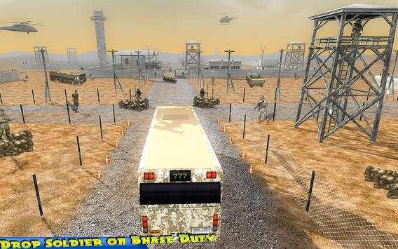 Drive Army Bus Parking Base Duty screenshot 5