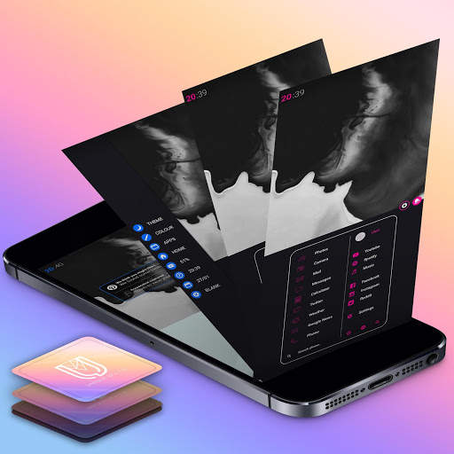 Unique UI For KLWP screenshot 8