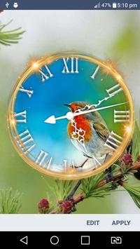 Bird Clock Live Wallpaper screenshot 2