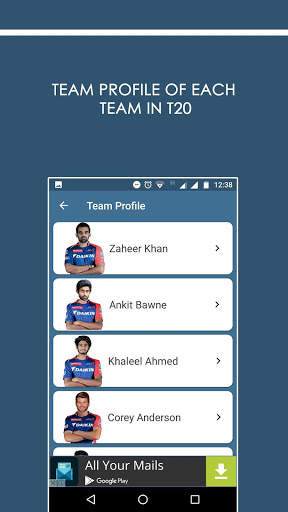 T20 League App 2018 - Live K  स्क्रीनशॉट 6
