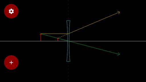 Ray Optics, Optics Physics, Ray Diagram Simulation screenshot 3