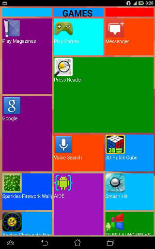 TILES LAUNCHER VS screenshot 10