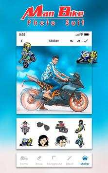 Man Moto Bike Photo Suit screenshot 5
