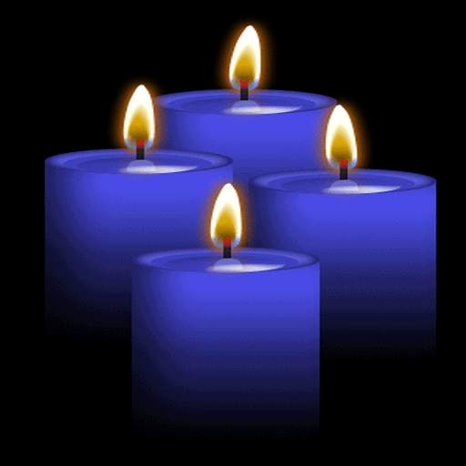 Blue Candles Live Wallpaper 3