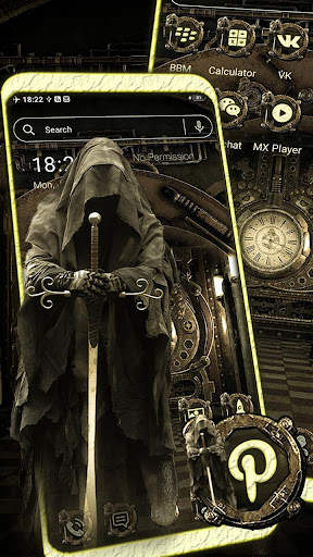 Grim Reaper Theme Launcher screenshot 4
