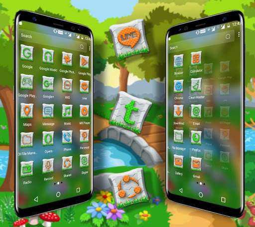 Anime Garden Launcher Theme screenshot 3