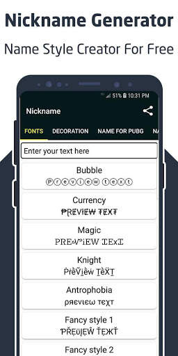 Nickname – for games, profiles, or social networks screenshot 1