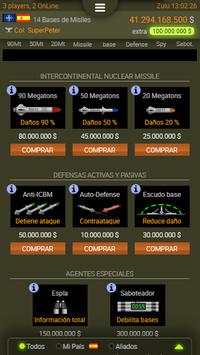 Nuclear WAR MMOG screenshot 5