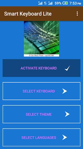 Smart Keyboard Lite screenshot 1