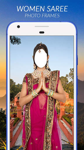 Woman Saree Photo Frames screenshot 2