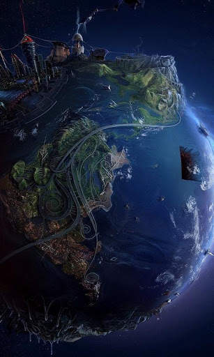 3D Tech Earth Theme New Wallpapers screenshot 3