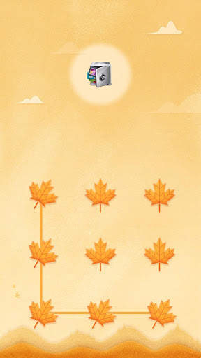AppLock Theme Maple Leaf screenshot 1