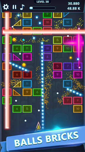 Glow Ball Breaker Quest Challenge Game screenshot 4