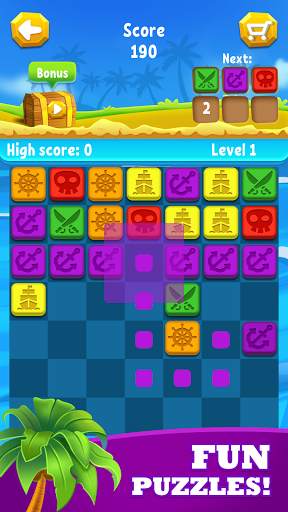 Pirate's Dice: Connect 4 in a row, random dice 7x7 screenshot 4
