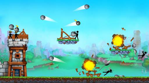 The Catapult - Stick man Throw screenshot 1