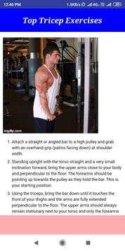 Tricep Exercise - Home & Gym Workout screenshot 5
