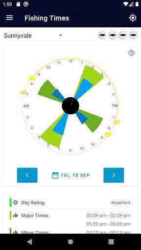 Fishing Times Free screenshot 1