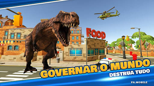 Dino Sim Dinosaur City Rampage screenshot 2