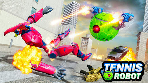 Tennis Ball Robot Car Games screenshot 4