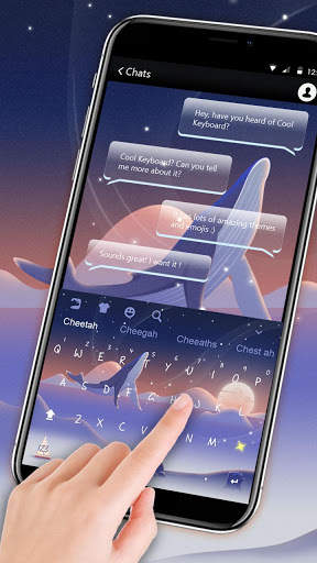 BLue Whale Keyboard Theme screenshot 2
