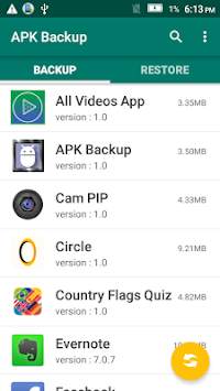 App Backup & Restore 1 تصوير الشاشة
