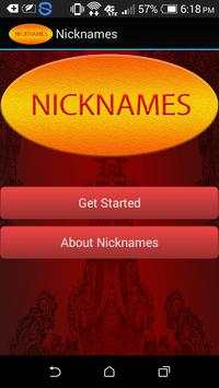 Nicknames screenshot 1