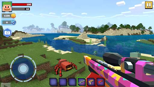 Fire Craft: 3D Pixel World 2 تصوير الشاشة