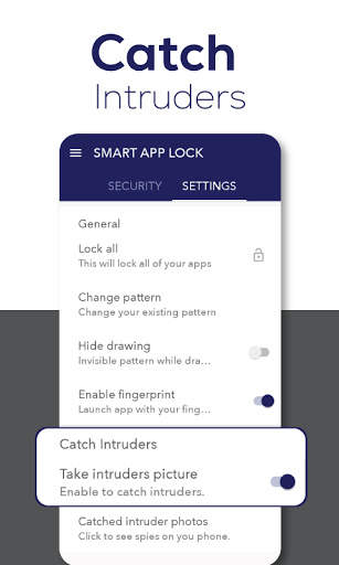 Smart App lock Fingerprint 4 تصوير الشاشة