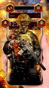 Army Soldier Gun Theme screenshot 1