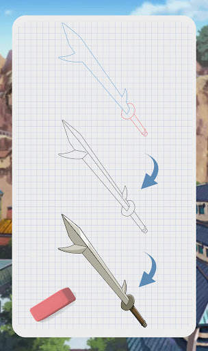 How draw Weapons Ninja Shinobi screenshot 8