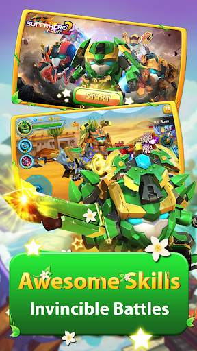 Ninja Fruit: Superhero Fighting - Future War screenshot 1