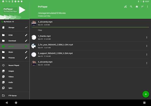 GoPlayer - Multiple videos 5G player all format screenshot 9