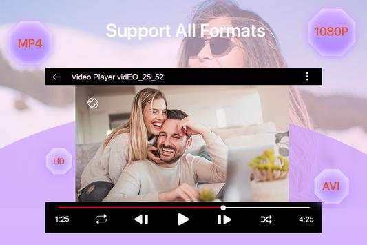 Saxy Video Player - HD SX Player 2020 screenshot 1