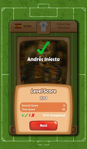 Scratch Football Player Quiz screenshot 8