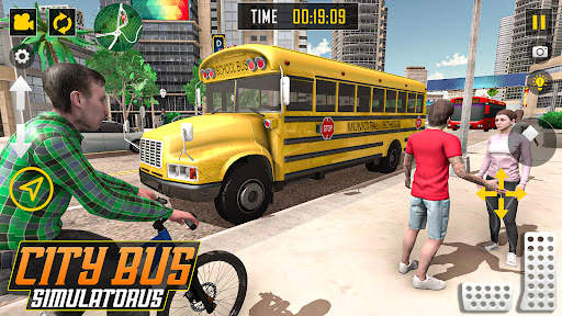 Modern Bus Coach Driving Games screenshot 19