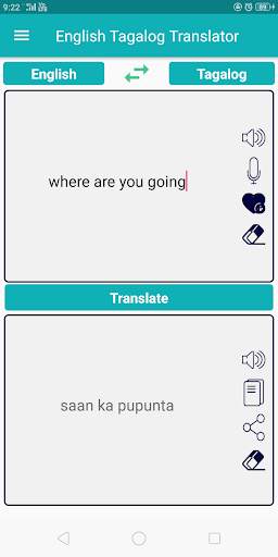 English Tagalog Translator screenshot 2