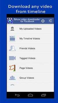 Video downloader for Facebook screenshot 1