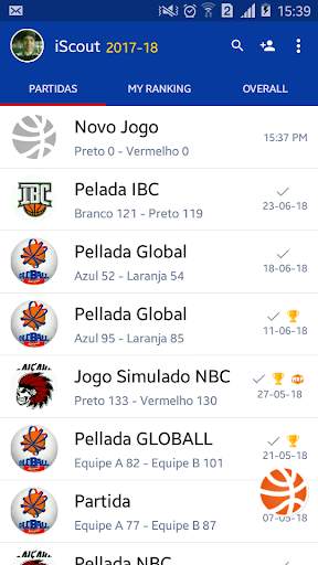 iScout Basquetebol screenshot 1