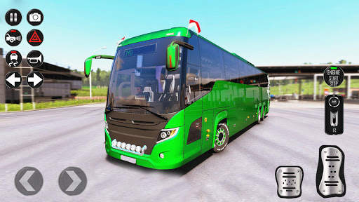 Usa Bus Simulator 2021 Coach Bus Driving Car Games screenshot 4