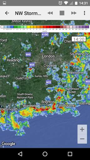 Netweather Storm Radar screenshot 1