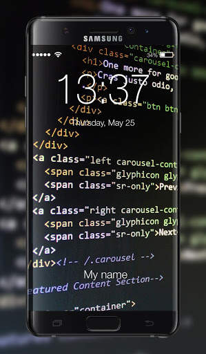 Code Programming Lock Screen screenshot 1