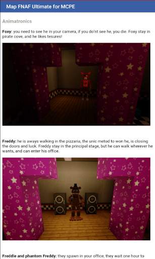 FNAF Ultimate Custom Night para Minecraft PE screenshot 3