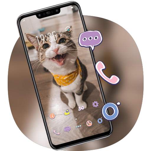 Cute Cat With Open Mouth Theme 2.0.1