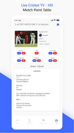 Cricket live score : Live Tv screenshot 4