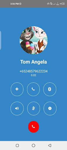 Tom & Angela Fake Call- fake video call screenshot 4