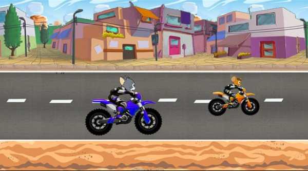 Jerry Bike Race And Tom screenshot 1